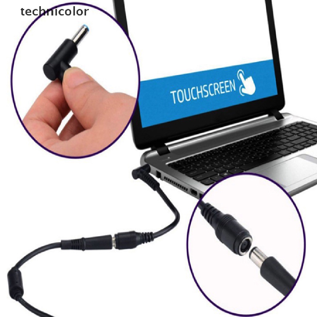 Đầu Nối Sạc Chuyển Đổi 7.4x5.0mm Sang 4.5x3.0mm Cho Laptop Stream Spectre Pavilion Envy Elitebook Chrome TYG