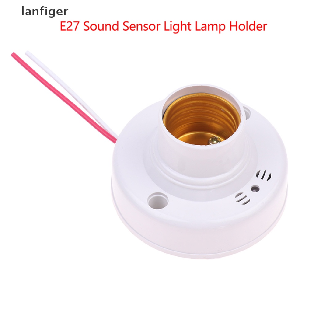 Giá Đỡ Bóng Đèn Cảm Biến Âm Thanh Lanf E27