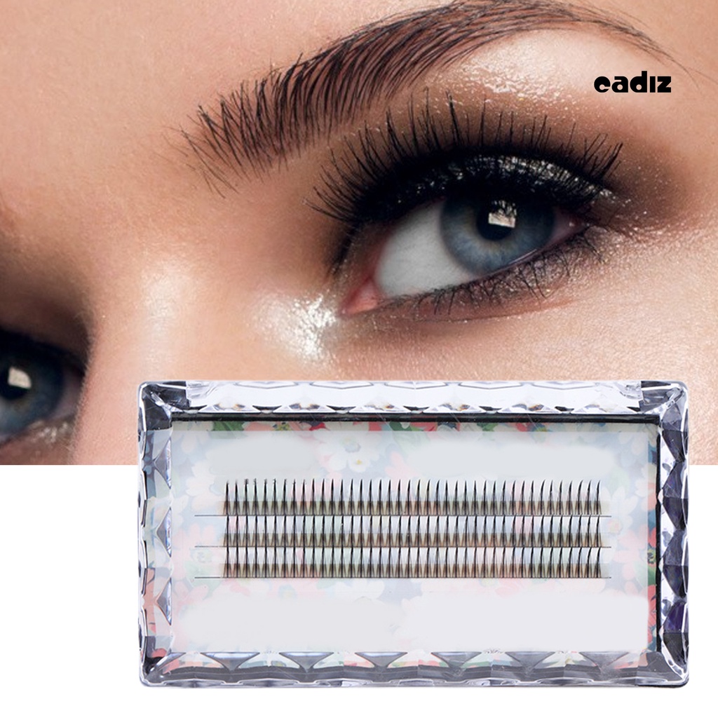 1 Hộp Lông Mi Giả Kiểu Đuôi Cá Kháng Nước Tuyệt Vời Trang Điểm Chuyên Nghiệp Cho Nữ