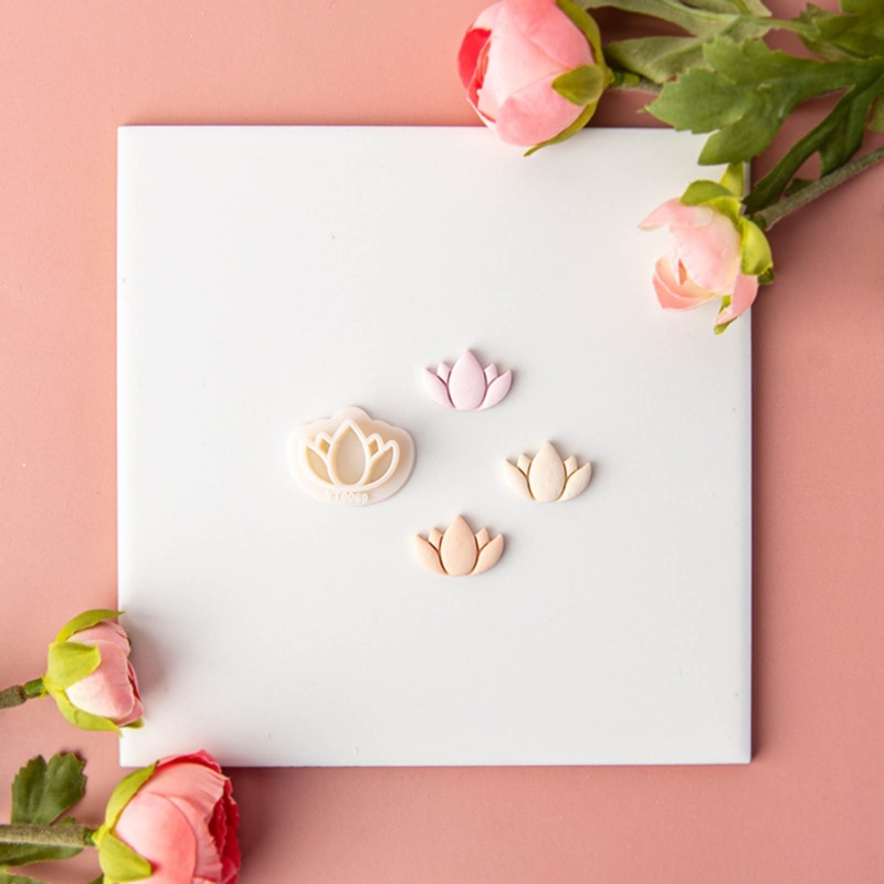 Khuôn Cắt Đất Sét Nhựa Mềm Hình Lông Vũ / Bông Tai Độc Đáo