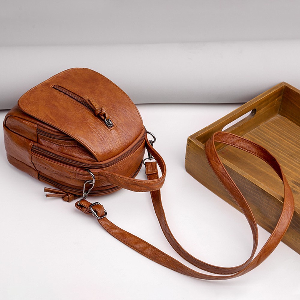 Túi Xách Da PU Phong Cách Retro Thời Trang Cho Nữ