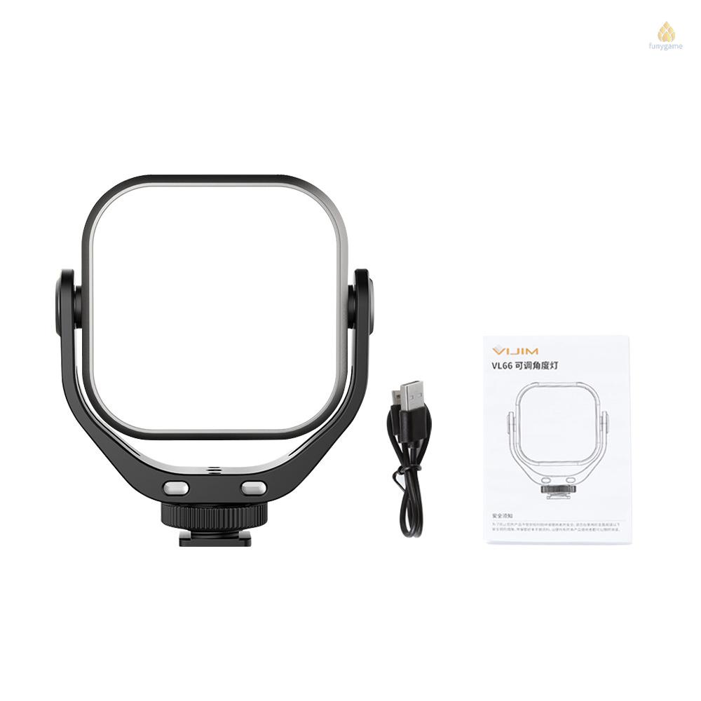 Đèn LED Mini VL66 6W CRI95 2500K-6500K 2000mAh Có Thể Sạc Lại Kèm Giá Đỡ Tiện Dụng