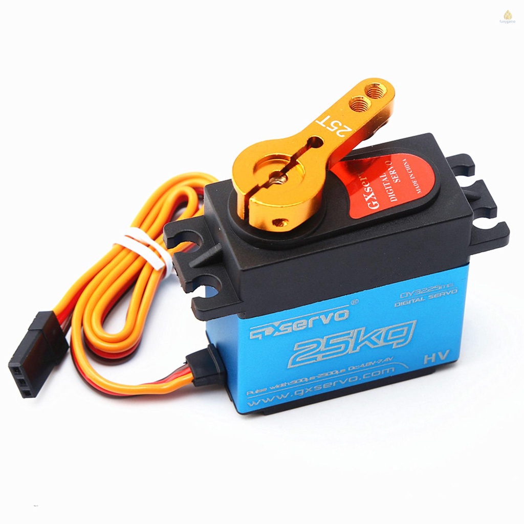 Động Cơ Servo 25KG IP66 Chống Thấm Nước Cho Xe Điều Khiển Tỉ Lệ 1 / 10 1 / 12