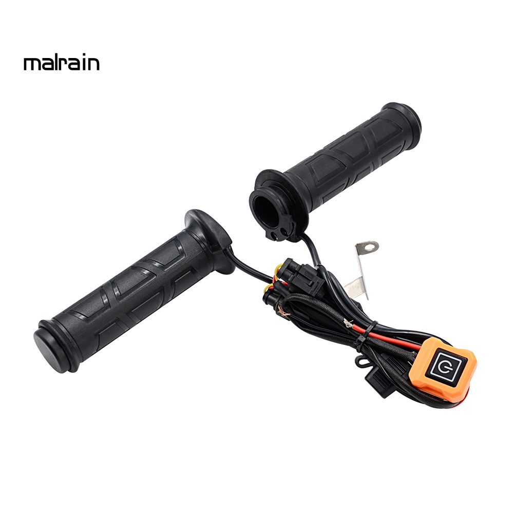 1 Cặp Đệm Sưởi Ấm Tay Lái Xe Máy 12V 3 Chỗ Bằng Điện