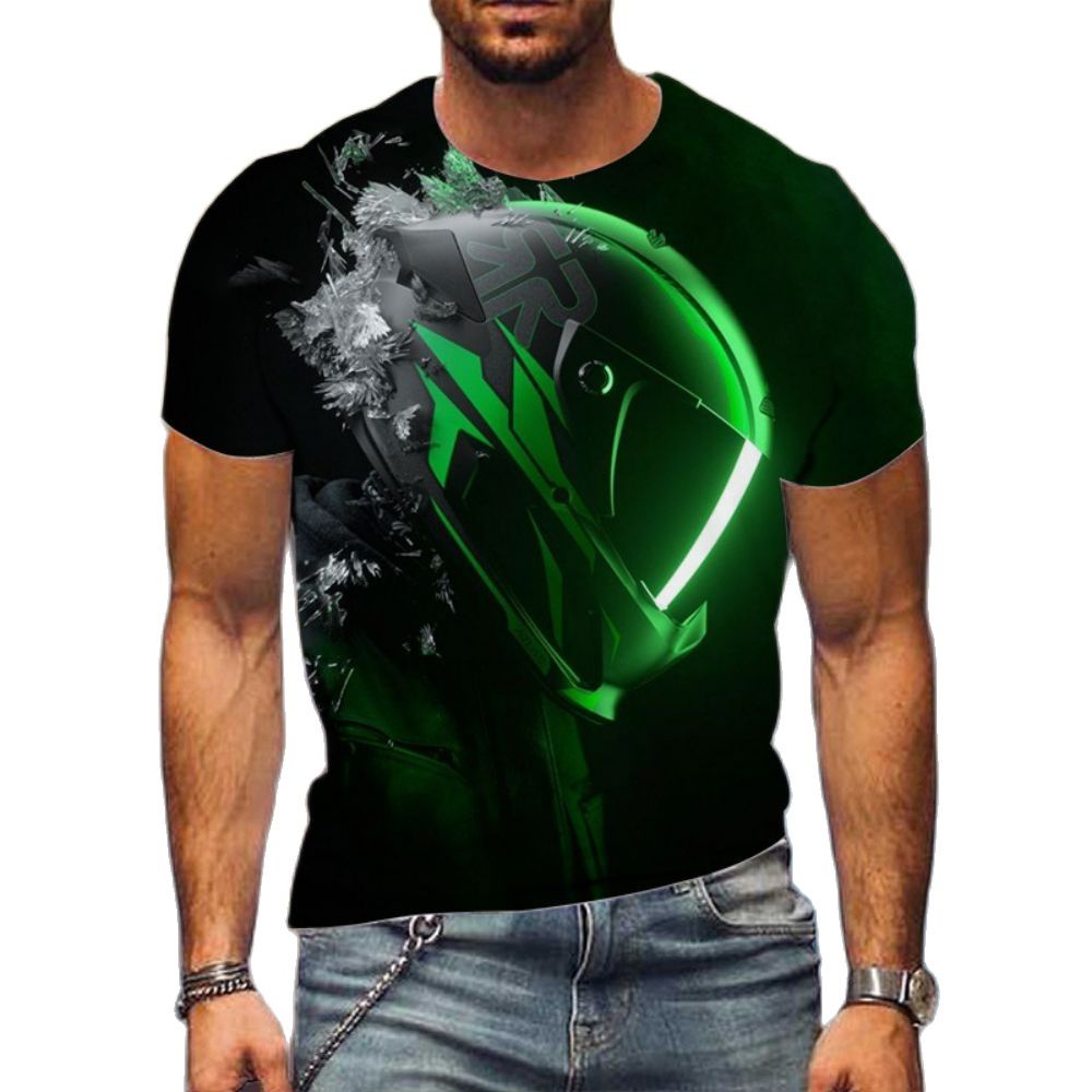 Áo Thun Cổ Tròn Oversize Thời Trang Mùa Hè 2023 Dành Cho Nam