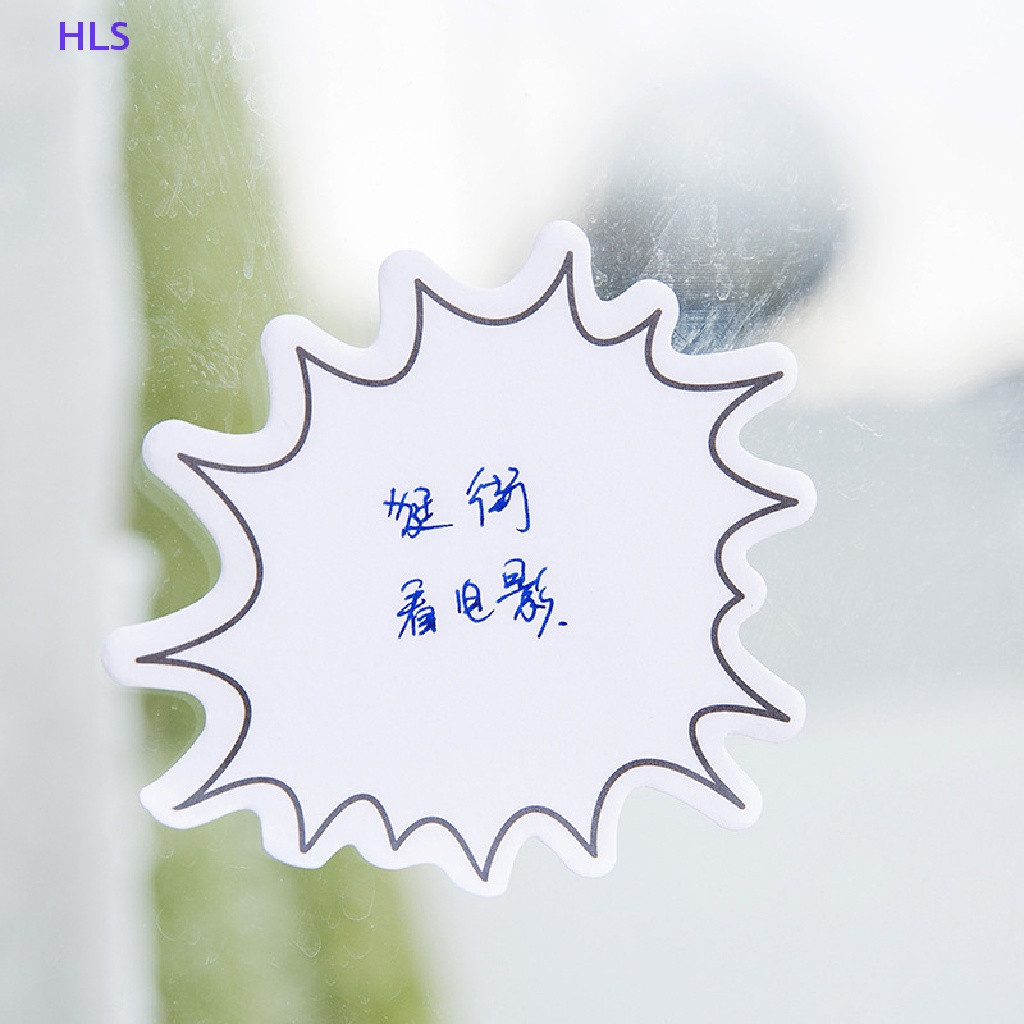 Set 30 Tờ Giấy Ghi Chú Tự Dính Hình Quả Diaue Màu Trắng Tối Giản Dành Cho Học Sinh / Văn Phòng