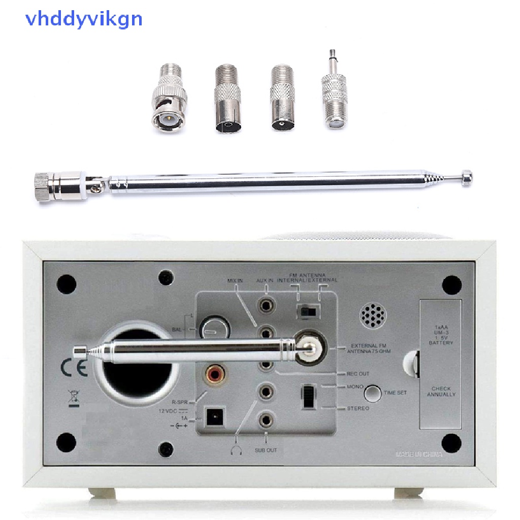 Set 5 Ăng Ten Radio 75 Ohm 75 Ohm Loại F Có Đầu Nối Chuyên Dụng