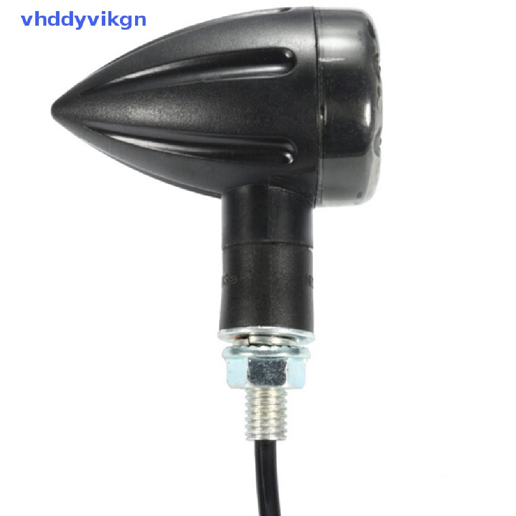 Đèn LED Xi Nhan Màu Hổ Phách + Đỏ Dành Cho Xe Mô Tô / Xe Đạp