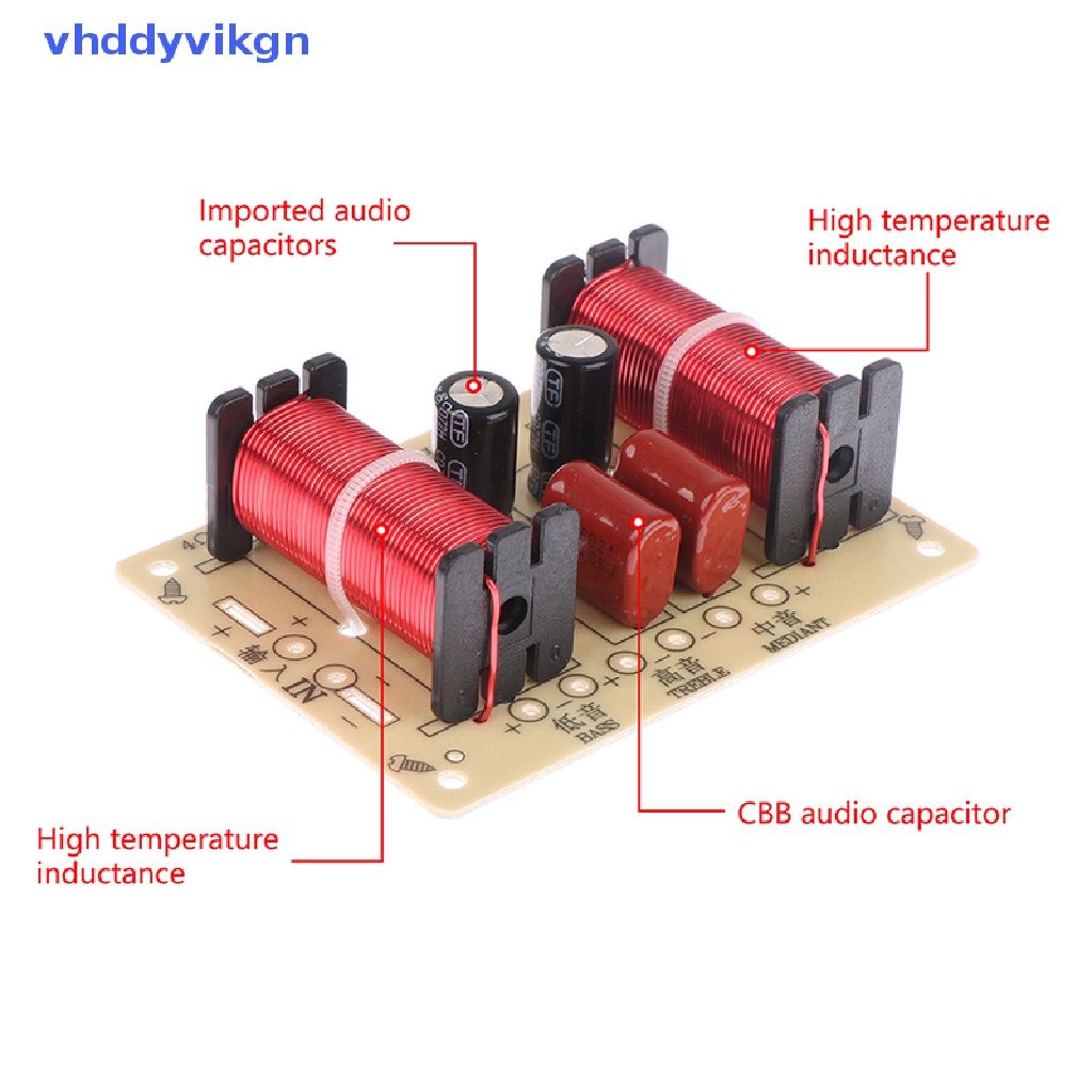 Mô Đun Chia Tần Số 900-4000Hz 3 Chiều Chuyên Dụng Cho Loa Âm Thanh
