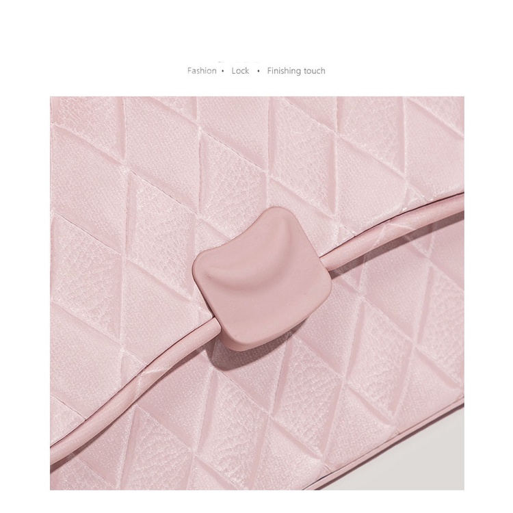 Túi Xách Đeo Vai Màu Trơn Sọc Caro Thời Trang Cao Cấp Cho Nữ