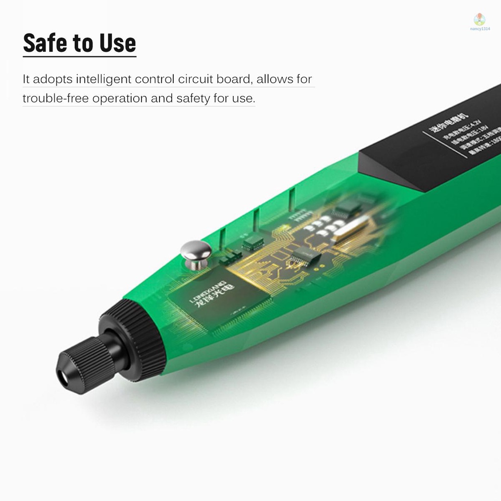 Bộ Dụng Cụ Máy Mài Điện Không Dây Mini Đa Năng 5 Tốc Độ