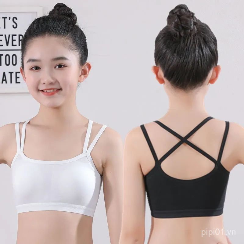 Áo Lót Cotton Không Tay Dành Cho Bé Gái Độ Tuổi Trung Học 8-12 - 16 Tuổi cxbpi01.vn4.22