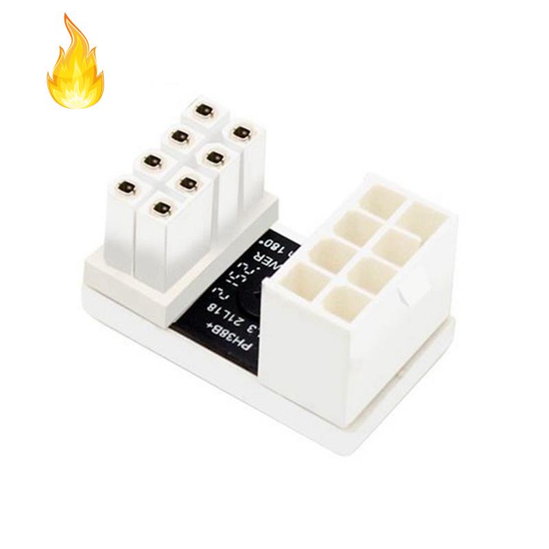 Adapter Chuyển Đổi ATX 8Pin Sang 8 Pin 180 Độ Chuyên Dụng Cho Thẻ Video / GPU