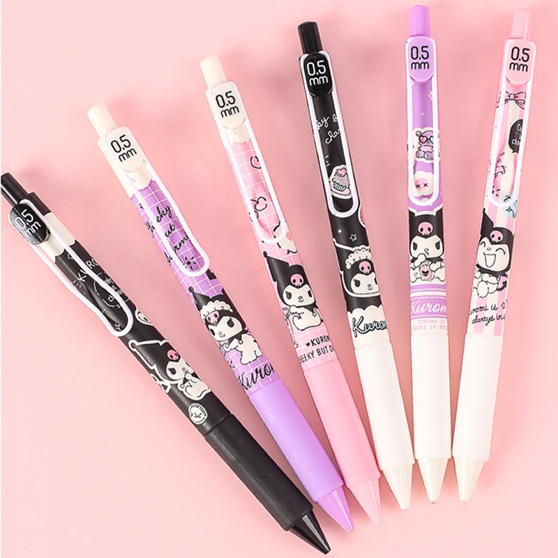 Bút Chì Vẽ Kulomi 0.5mm Tự Động 0.5mm Màu Tím In Họa Tiết Hoạt Hình Dễ Thương Cho Bé