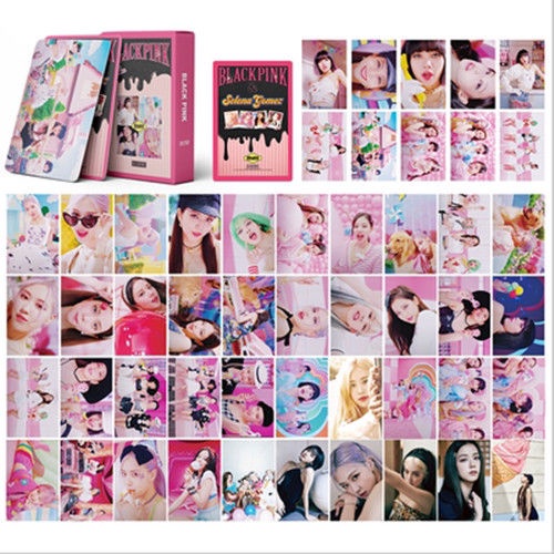 Blackpink 1 bộ 54 thẻ ảnh không lặp lại in độ nét cao lisa jennie jisoo ROSÉ thẻ ảnh lomo card blackpink - Color House
