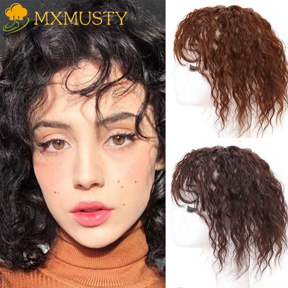 Tóc Mái Giả Nối Dài Vô Hình Thay Thế Bằng Sợi Fiber Chịu Nhiệt Độ Cao