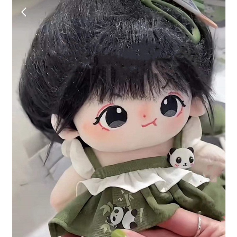 Búp Bê Vải Cotton 20cm Thiết Kế Dễ Thương Dùng Làm Quà Tặng Cho Bé Gái