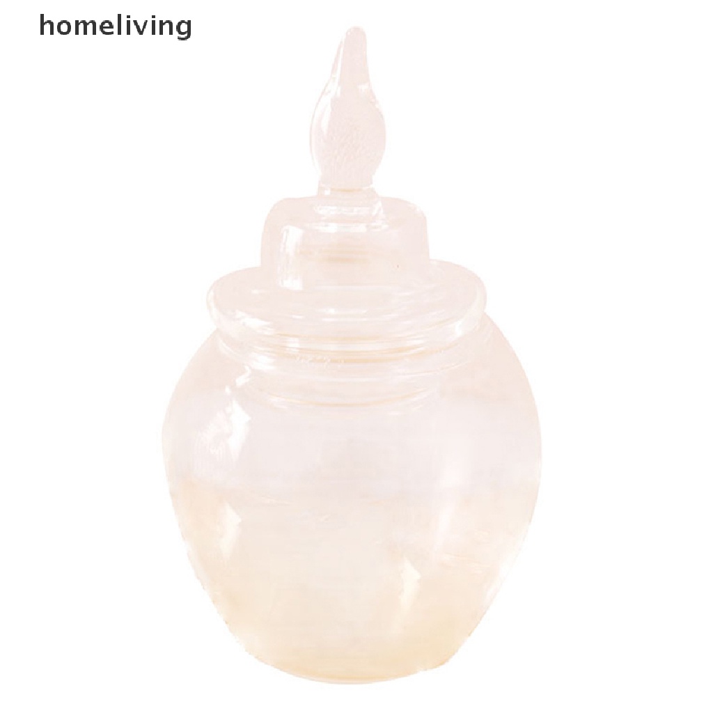 1 Hũ Thủy Tinh Mini Đựng Kẹo / Món Tráng Miệng Tỉ Lệ 1 / 12 Trang Trí Nhà Búp Bê