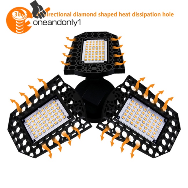 Đèn Led 40w / 60w / 80w Tiết Kiệm Năng Lượng Có Thể Điều Chỉnh Góc Độ Tiện Dụng