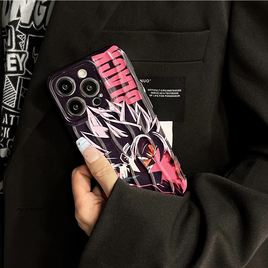 Ốp Điện Thoại PC Cứng Họa Tiết Hoạt Hình Dragon Ball Đơn Giản Chống Rơi Cho iPhone 13 12 11 14 PRO MAX 14 Plus