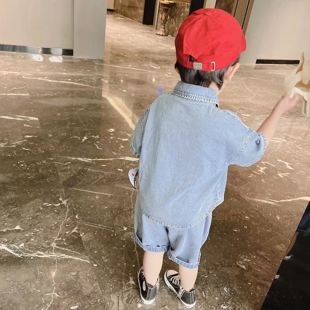 Set Đồ Thời Trang Mùa Hè Dễ Thương Xinh Xắn Dành Cho Bé Trai