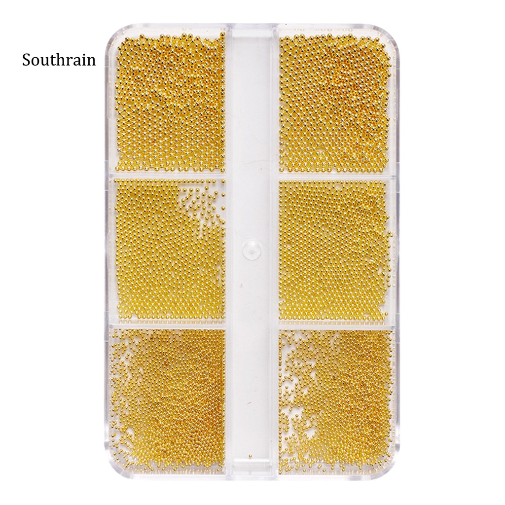 1 Hộp Hạt Thép Ba Chiều Mini Lấp Lánh Không Xốp Dùng Trang Trí Móng Nghệ Thuật DIY