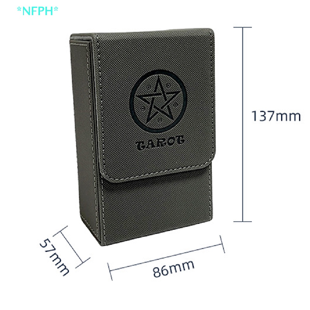Hộp Đựng Bài Tarot Hai Ngăn Bằng Da PU Mới