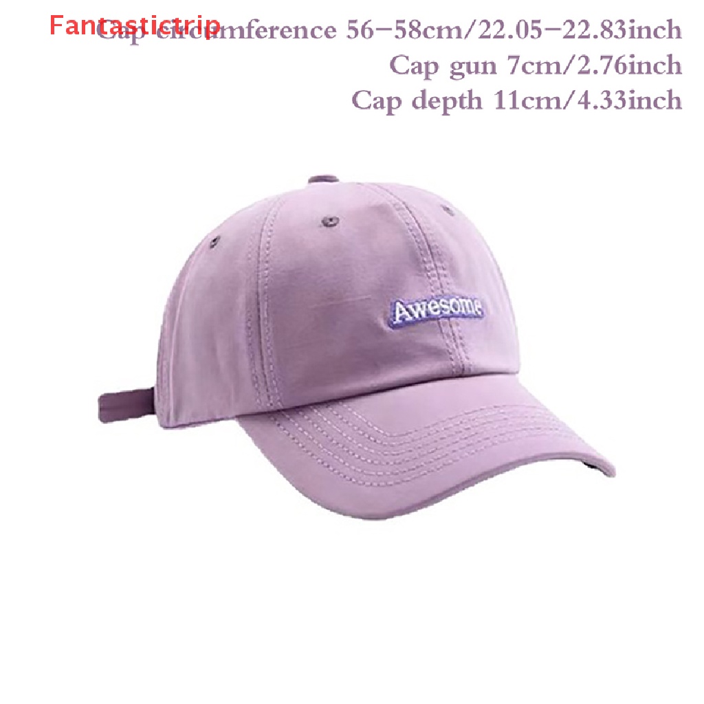 Mũ Lưỡi Trai Thêu Chữ Phong Cách Hip Hop Thời Trang Xuân Thu Mới Cho Nam Và Nữ