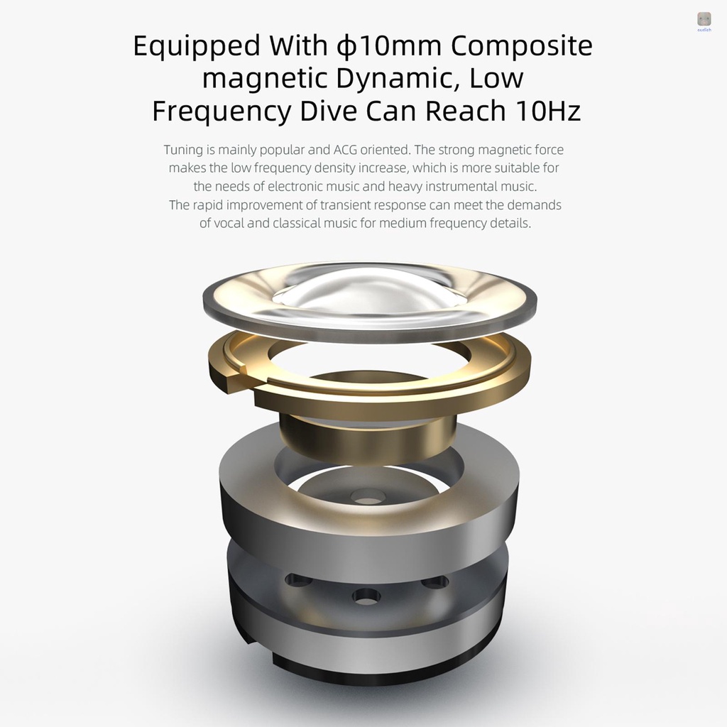 Tai Nghe Nhét Tai Giảm Tiếng Ồn 1DD KZ EDX HIFI