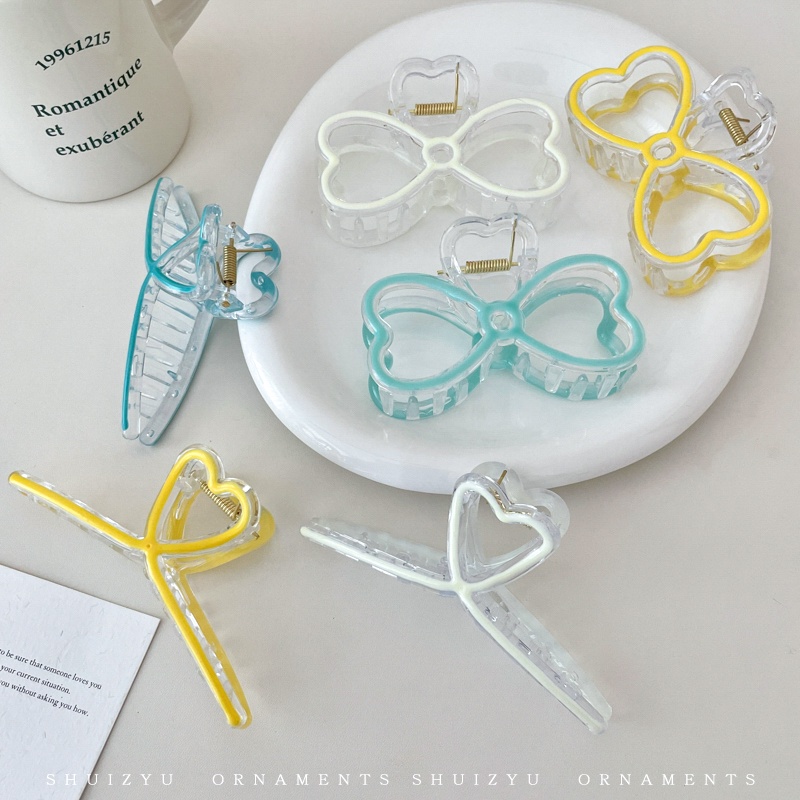 Kẹp Tóc Hình Cá Mập Trong Suốt Cỡ Lớn Thời Trang Mới 2023 Cho Nữ 2023