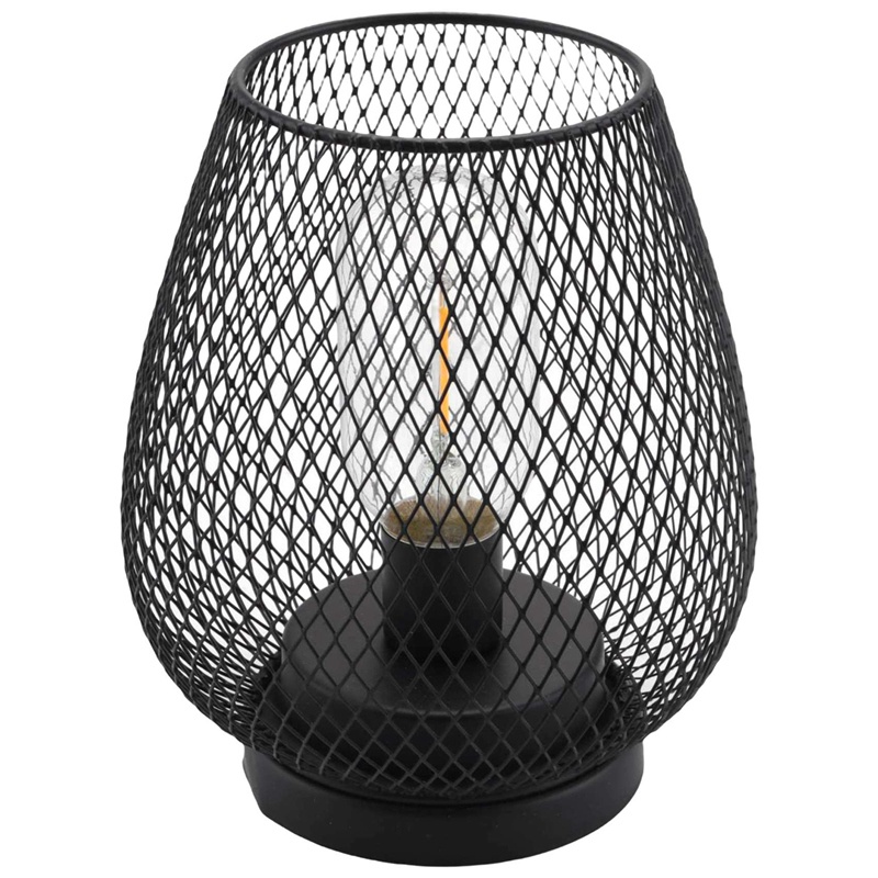 Đèn Lồng Bằng Kim Loại Không Dây Với Bóng Đèn LED Sử Dụng Pin Để Trang Trí Vườn (Hình Quả Trứng)