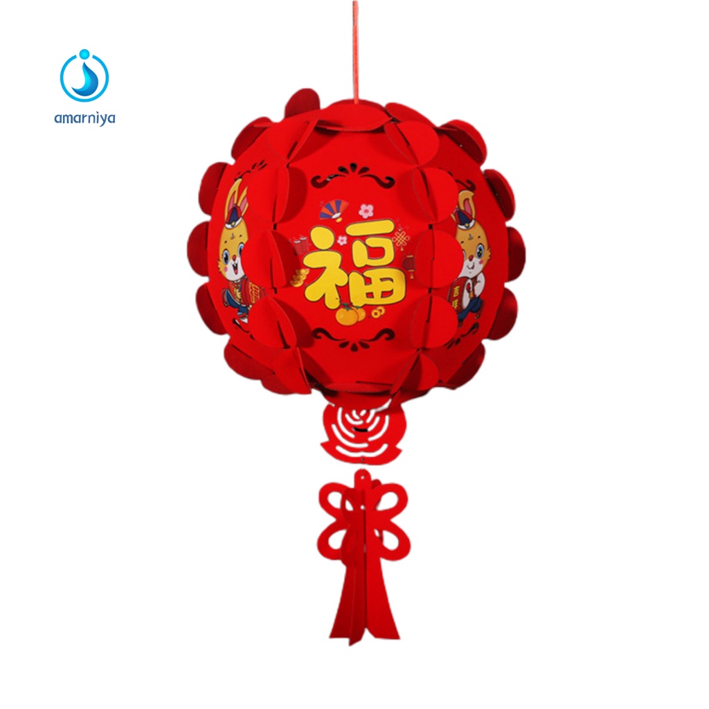 Lồng Đèn Bằng Vải Không Dệt Dùng Trang Trí Lễ Hội Năm Mới