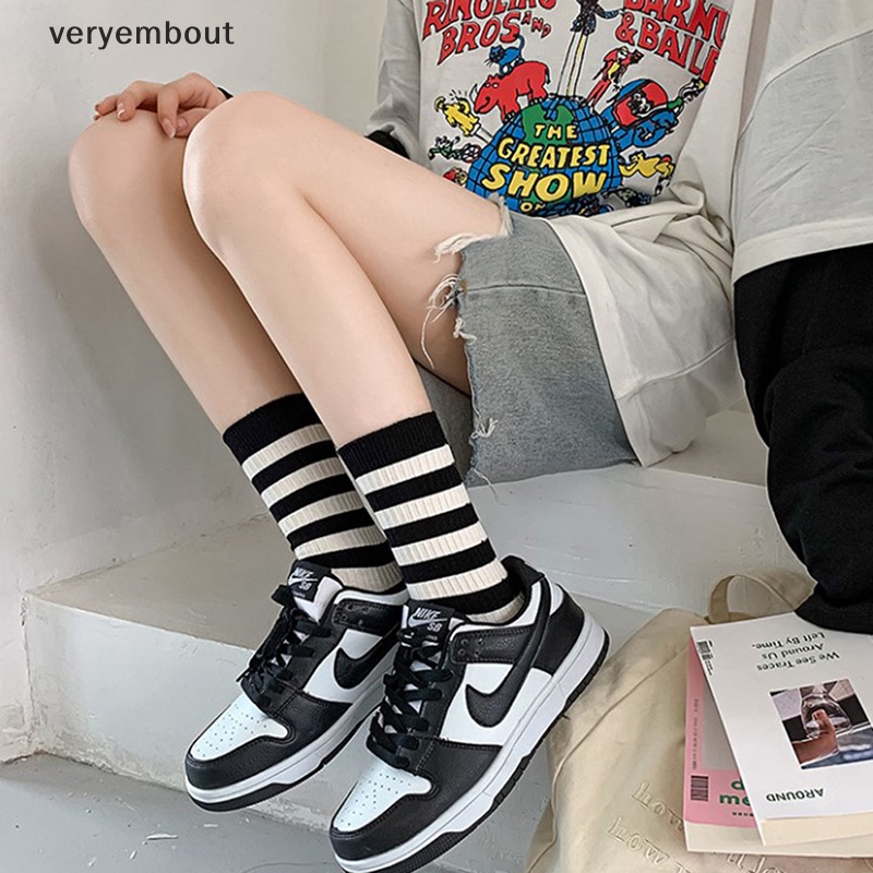 Vớ Cotton Mềm Thoáng Khí Thêu Chữ Đơn Giản Thời Trang Mùa Thu Cho Nữ