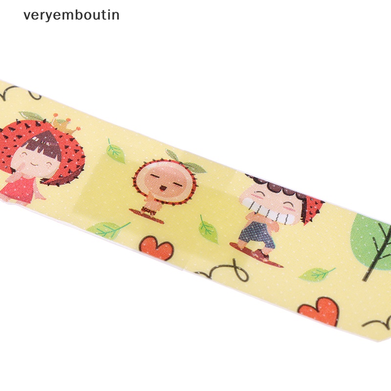 Bộ 120 Miếng Dán Vết Thương Thoáng Khí Chống Thấm Nước Họa Tiết Hoạt Hình Cho Bé