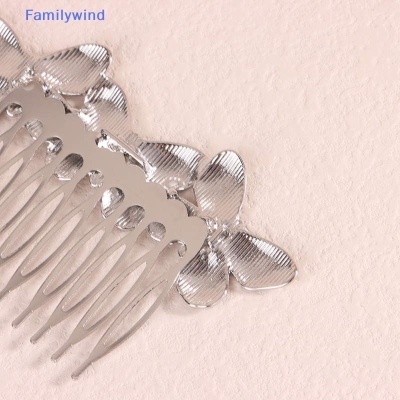 Kẹp Tóc Kim Loại Hình Bướm Phong Cách Vintage Thanh Lịch Cho Nữ