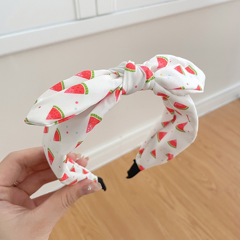 Băng Đô Cài Tóc Đính Nơ Dễ Thương Phong Cách Hàn Quốc Cho Bé Gái