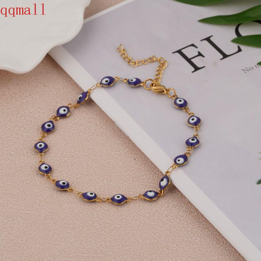 Vòng Tay Dây Xích Mặt Hình Mắt Quỷ Phong Cách Thổ Nhĩ Kỳ Hàn Quốc Cổ Điển Dành Cho Bạn