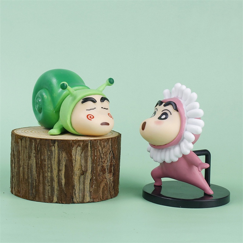 Bộ 6 Mô Hình Búp Bê Shin-chan Dùng Trang Trí