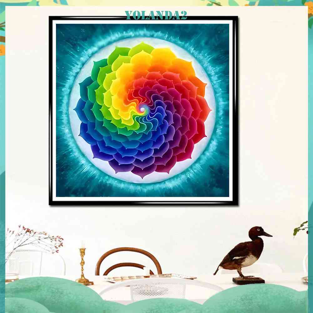 Tranh Đính Đá Kim Cương Toàn Bộ 5D DIY Hình Vẽ Trừu Tượng Trang Trí Nhà Cửa