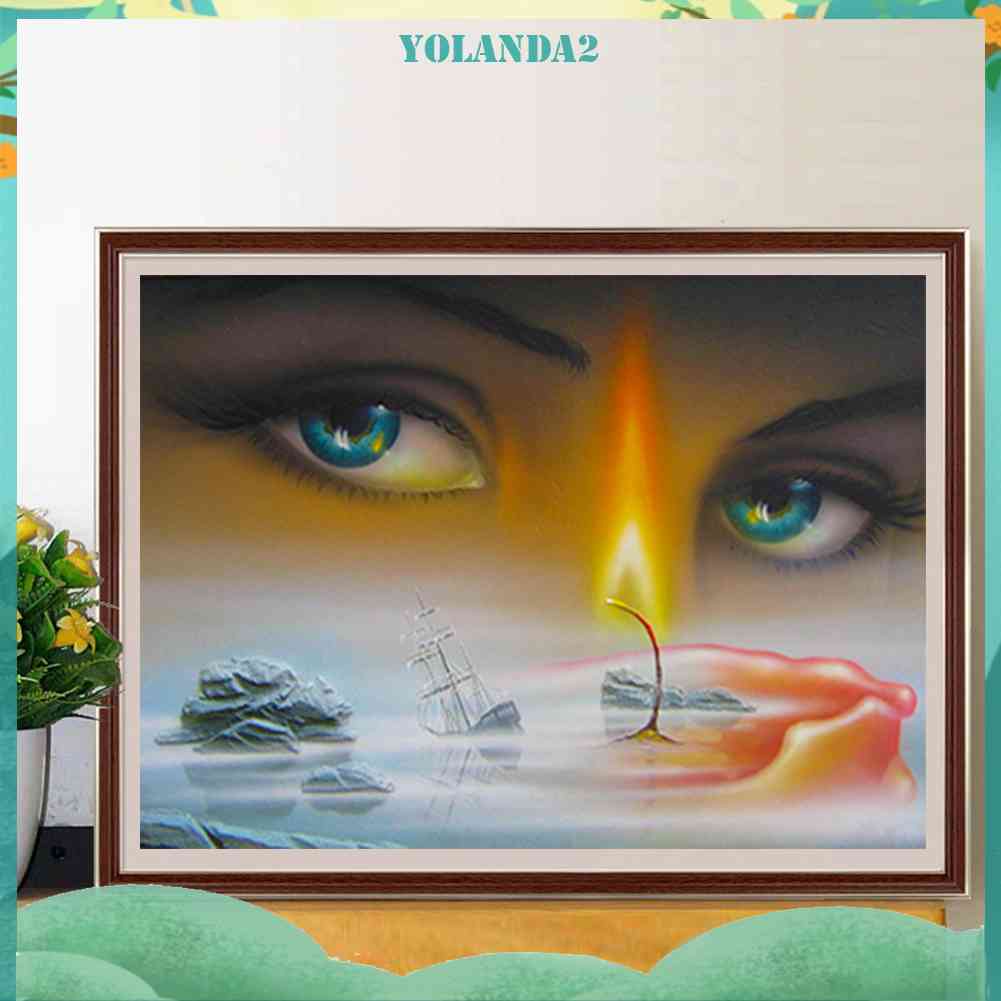 Tranh Đính Đá Kim Cương Toàn Bộ 5D DIY Hình Vẽ Nghệ Thuật Trang Trí Nhà Cửa