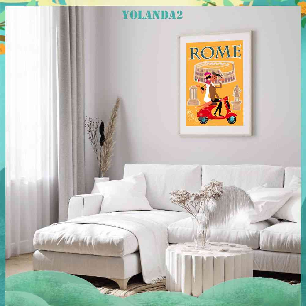 Bộ Tranh Đính Đá 5D Họa Tiết Nhân Vật Hoạt Hình Độc Đáo DIY