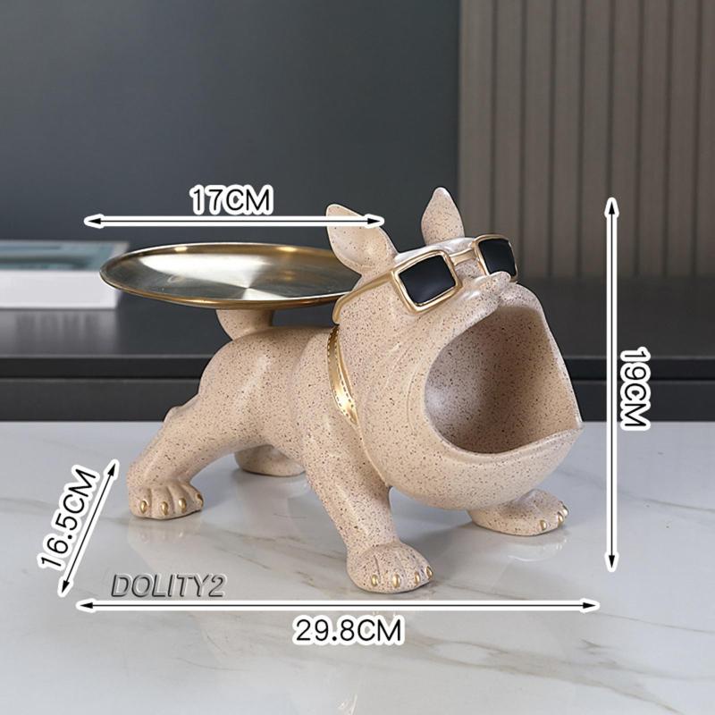 Set 2 Hộp Đựng Đồ Dùng Hình Chú Chó Bằng Nhựa Độc Đáo Trang Trí Nhà Cửa / Tiệc Tùng