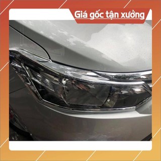 ỐP VIỀN ĐÈN PHA, HẬU VIOS 2014- 2017 mạ crom cao cấp