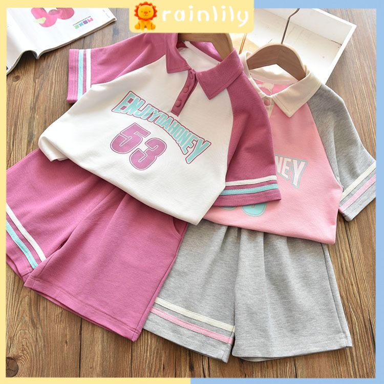 Set Đồ Thể Thao Mùa Hè 2023 Gồm Áo polo Tay Cộc Cổ Bẻ + Quần Ngắn Bằng Vải Cotton Nguyên Chấ