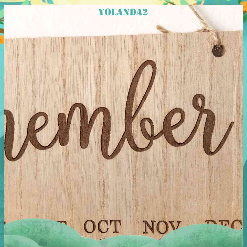 Lịch Nhắc Nhở Ngày Nhắc Nhở Treo Tường Bằng Gỗ Hình Trái Tim DIY