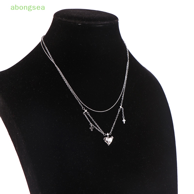 Vòng cổ Mặt Chữ Thập Đính Đá Zircon abongsea