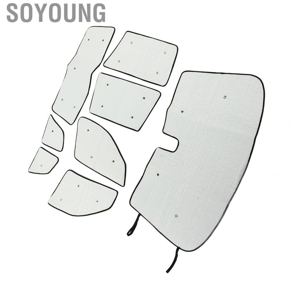 Soyoung Window Heat Shield Cover  Double Layer Reflective 210T Material Windshield Sunshade for X3 E83 2006‑2010