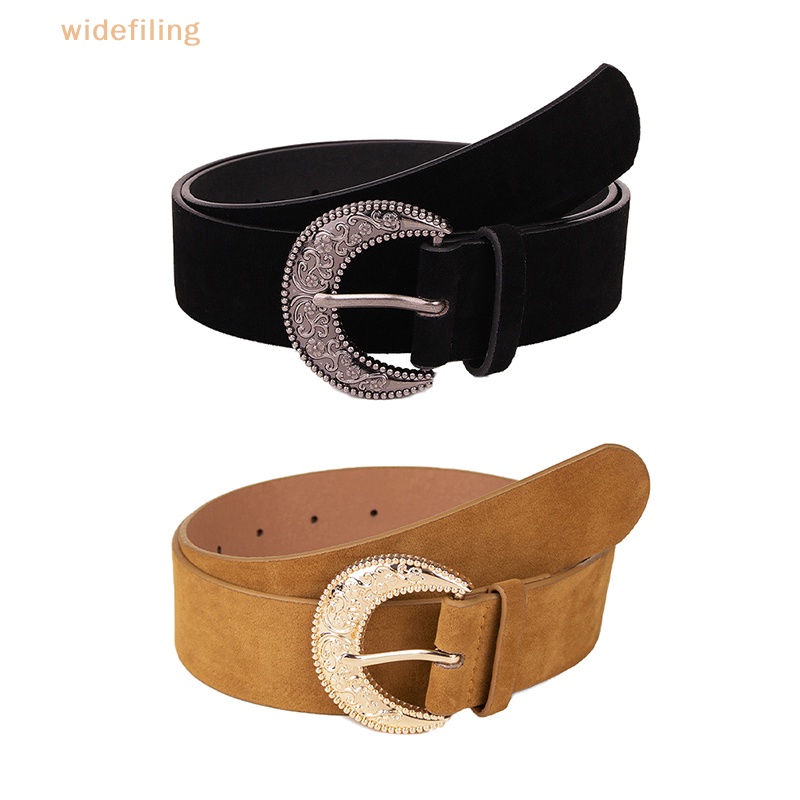 Thắt Lưng Vải Nhung Da Bò Bản Rộng Khắc Hoa Văn Kiểu Vintage Thời Trang Thu Đông Cho Nữ