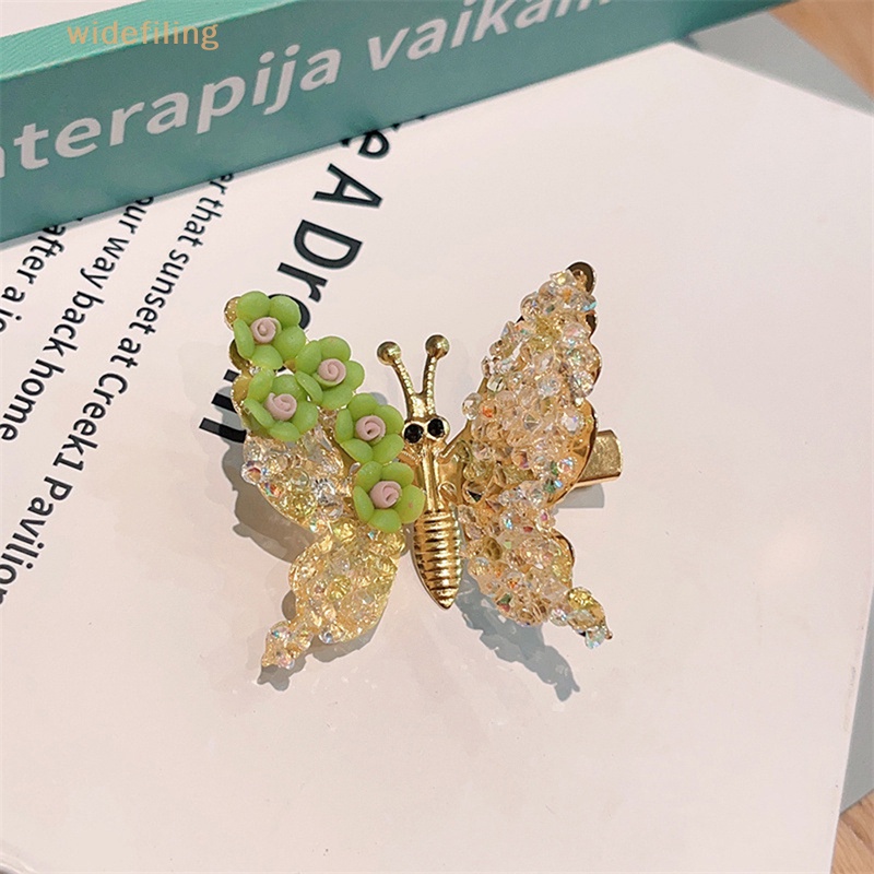 Kẹp Tóc Hình Cánh Bướm Phối Tua Rua Dễ Thương Cho Bé Gái