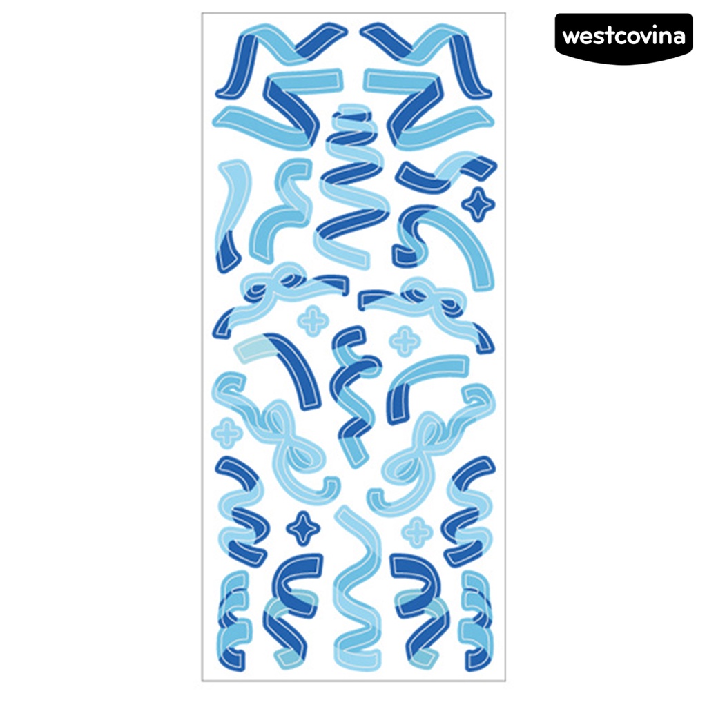 [COD]♪1 Tờ Miếng Dán Tự Dính Bằng PVC Họa Tiết Lấp Lánh Chống Thấm Nước Trang Trí Văn Phòng / Trường Học